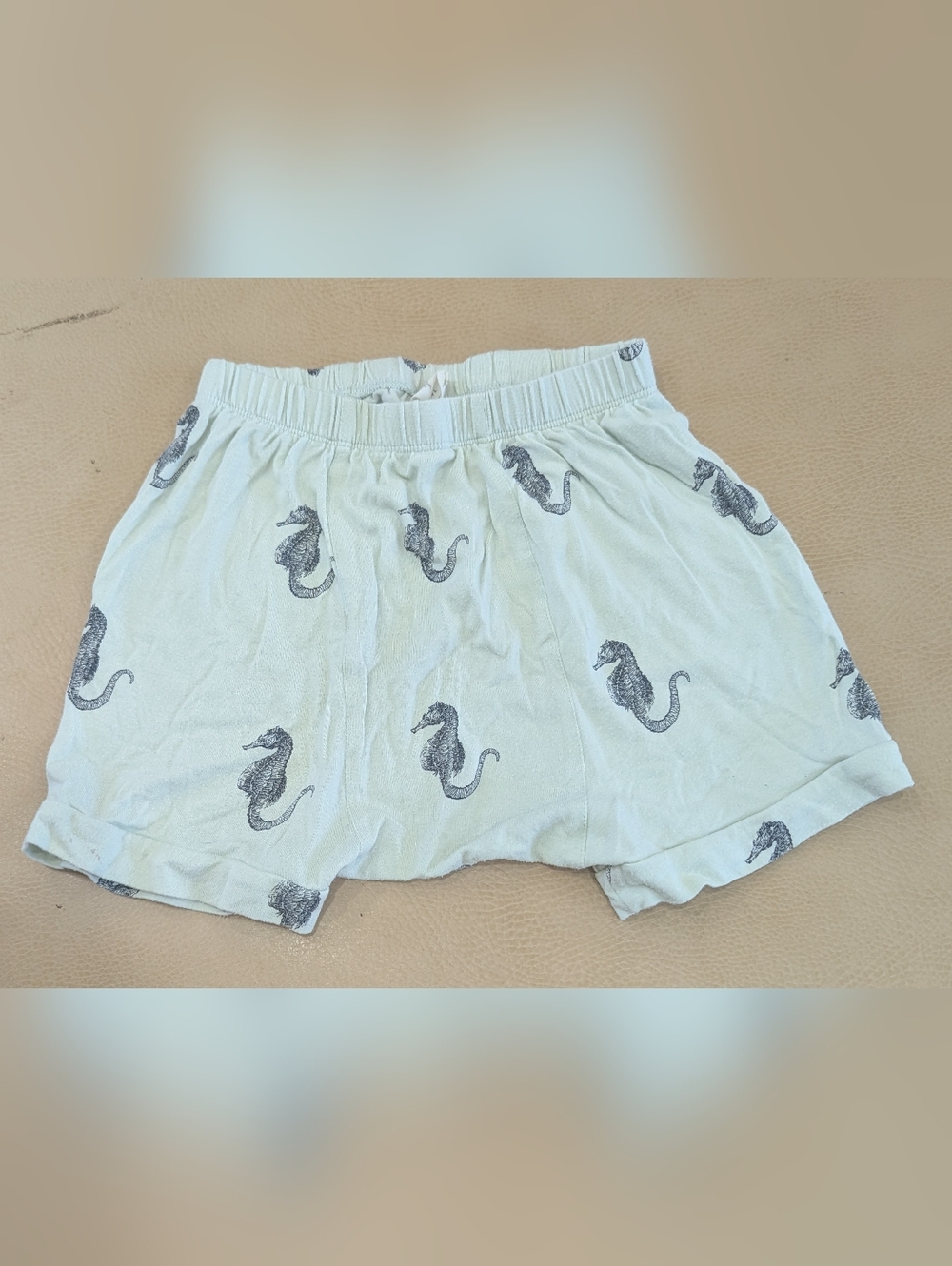 Kate Quinn Panda Bamboo Shorts Seahorse Size 4t